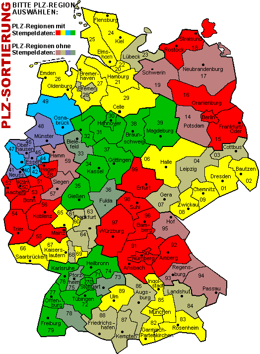 PLZ DEUTSCHLAND